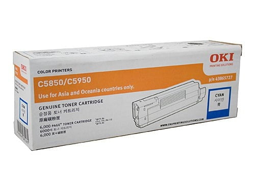 Oki C5850 / C5950 Original Cyan Toner