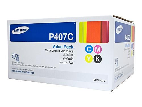 Samsung CLTP407C Rainbow Pack Toner