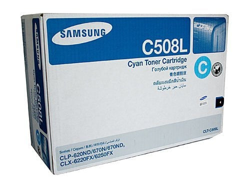 Samsung 508 / C508L Original Cyan Toner