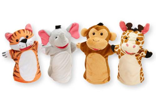Melissa & Doug  -  Hand Puppets - Zoo Friends