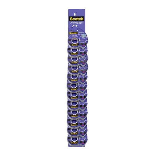 3M Scotch Tape CLIP-15 Gift Wrap 19mmX16.5M 12Ct