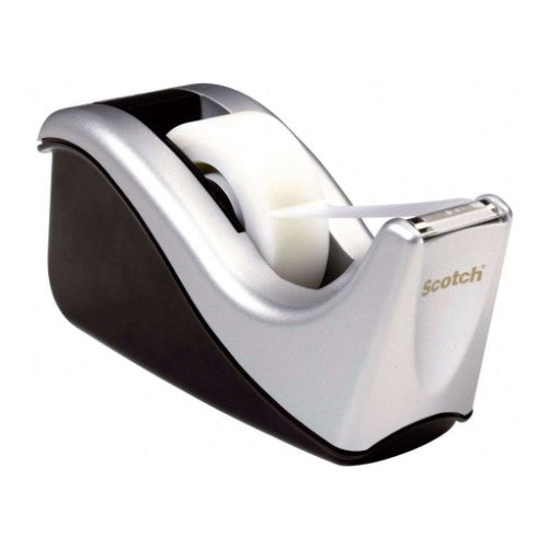 3M Scotch C60-ST Tape Dispenser Silver/Black