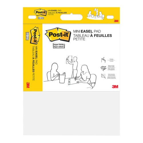 3M Post-it Super Sticky Mini Easel Pad 577SS 381mm x 457mm (Set of 6)