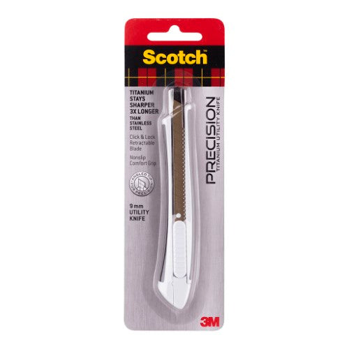 3M Scotch Utility Knife TI-KS 9mm Small White