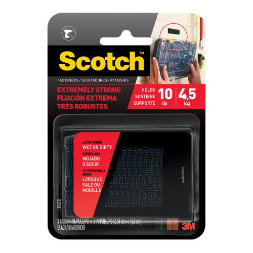 3M Scotch Fastener Extreme RF6731 Black 25x76mm Pkt/2