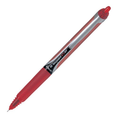 Pilot Hi-Tec V5Rt Retractable Extra Fine Red - (Set of 12)