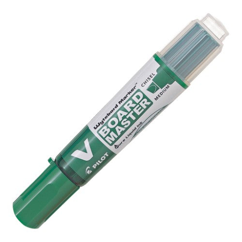 Pilot Marker V Board Chisel Medium Tip Green - (Set of 10)