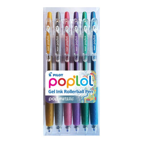 Pilot Pop'Lol 0.7 Metallic 6 pack)