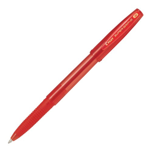 Pilot Super Grip G Stick Medium Red - (Set of 12)