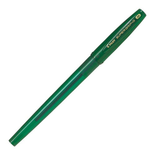 Pilot Super Grip G Stick Medium Green - (Set of 12)