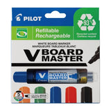 Pilot Marker V Board Chisel Medium Tip 5 Colour Pack (WBMA-VBM-MC-S5BG)