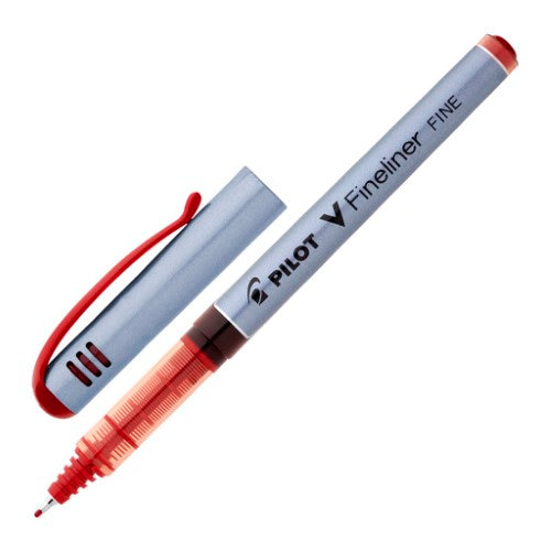 Pilot V-Fineliner Red 0.5mm - (Set of 12)