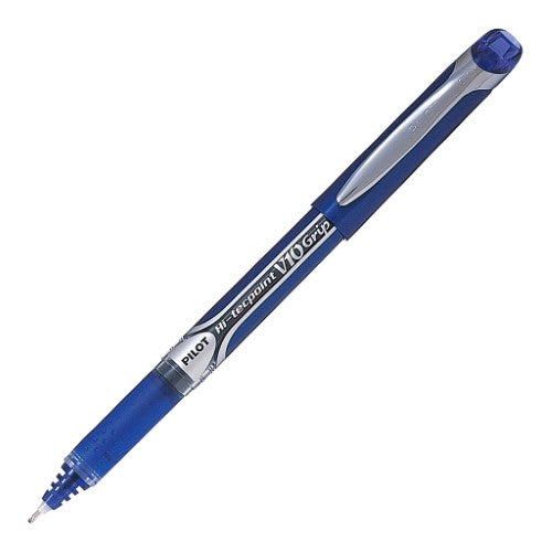 Pilot Hi-Tec V10 Grip Medium Blue - (Set of 12)