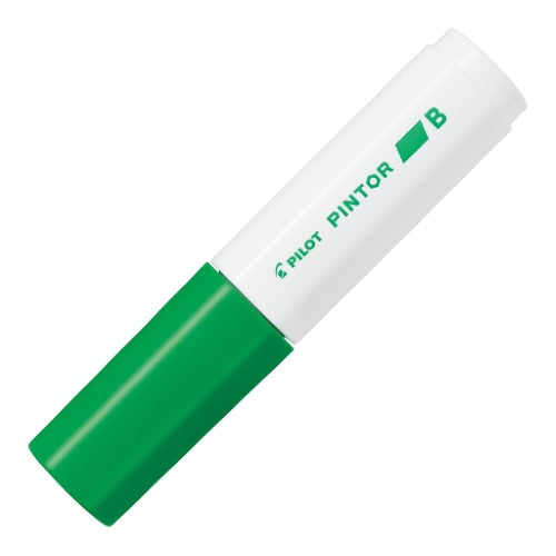 Pilot Pintor Broad Chisel Lime Green Marker- (Set of 6)