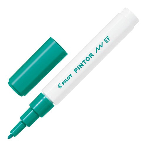 Pilot Pintor Extra Fine Green Marker- (Set of 6)