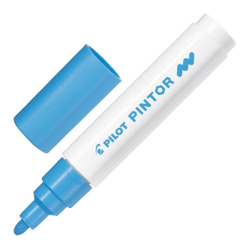 Pilot Pintor Medium Light Blue Marker