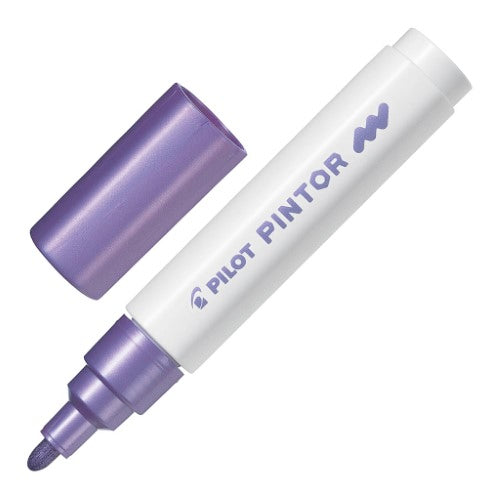 Pilot Pintor Medium Metallic Violet Marker- (Set of 6)