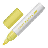 Pilot Pintor Medium Pastel Yellow Marker- (Set of 6)