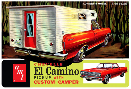 Plastic Kitsets - 1/25 '65 Chev ElCaminoW/Camper