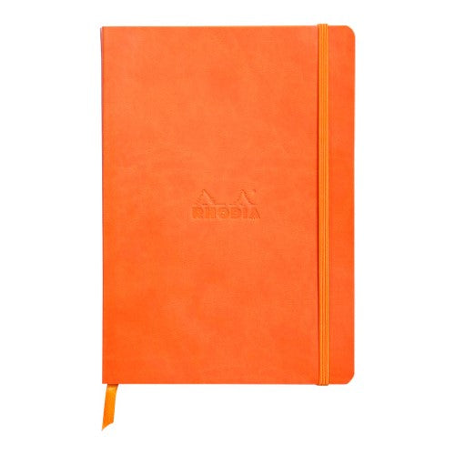 Rhodiarama Softcover Notebook A5 Lined Tangerine