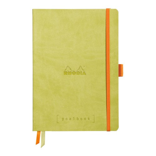 Rhodiarama Goalbook A5 Dotted Anise Green