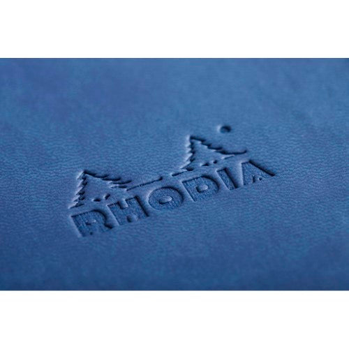Rhodiarama Hardcover Notebook Pocket Lined Sapphire