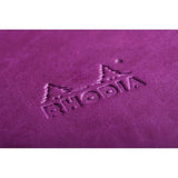 Rhodiarama Hardcover Notebook Pocket Lined Purple