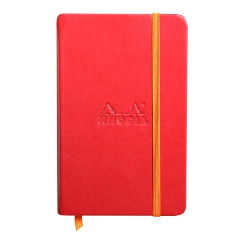 Rhodiarama Hardcover Notebook Pocket Lined Poppy