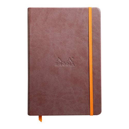 Rhodiarama Hardcover Notebook A5 Blank Chocolate