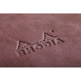 Rhodiarama Hardcover Notebook A5 Lined Chocolate