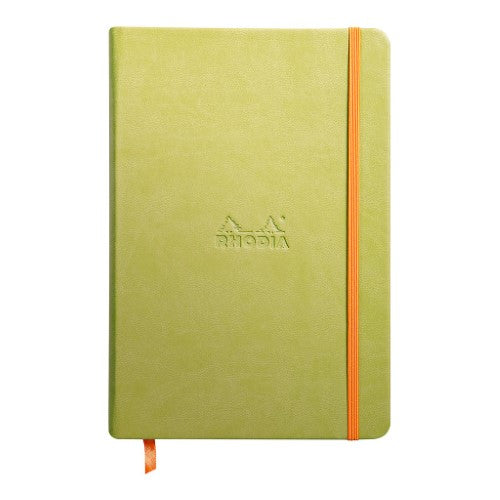 Rhodiarama Hardcover Notebook A5 Lined Anise Green