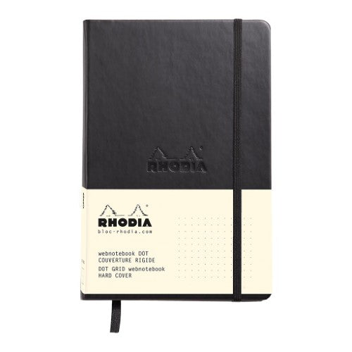 Rhodia Webnotebook A5 Dotted Black