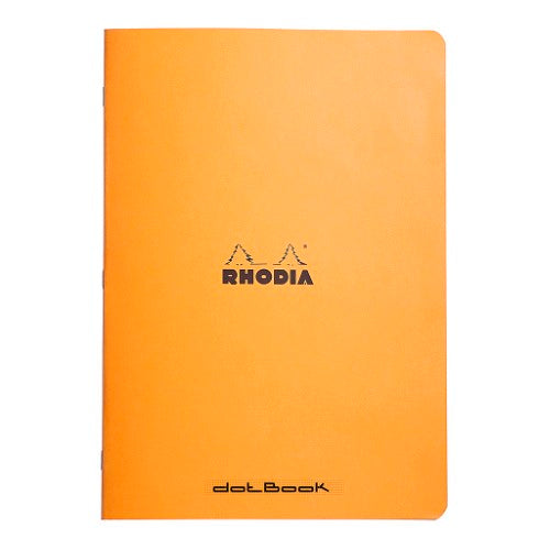 Rhodia Classic Notebook Stapled A4 Dot Orange