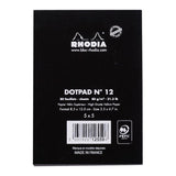 Rhodia dotPad No. 12 85x120mm Black