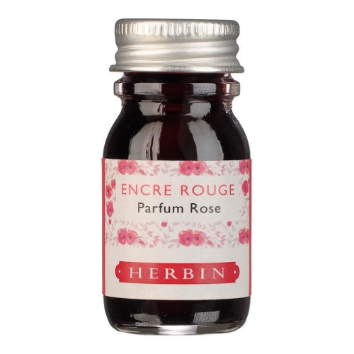 Herbin Scented Ink 10ml Red, Rose Scent