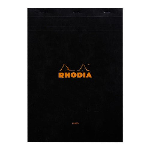 Rhodia Bloc Pad No. 18 A4 Lined Black