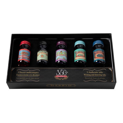 Jacques Herbin 350th Anniversary Ink 10ml, Pack of 5