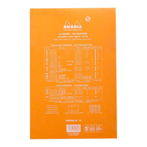 Rhodia dotPad No. 19 A4+ Orange