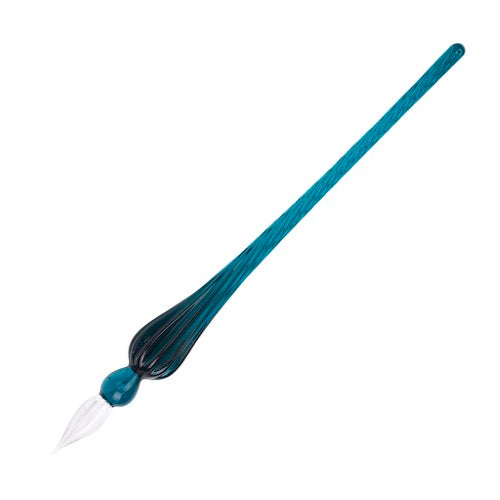 Herbin Round Glass Pen 18cm Emerald