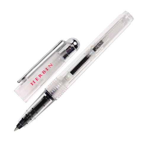 Herbin Transparent Rollerball Pen with Converter