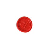 Herbin Wooden Handle Round Seal Copperplate U