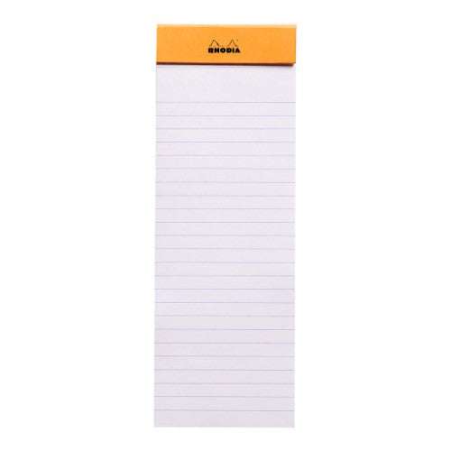 Rhodia Bloc Pad No. 8 Shopping Lined Orange