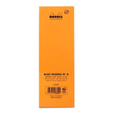 Rhodia Bloc Pad No. 8 Shopping Lined Orange