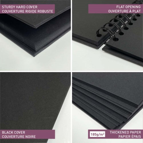 Clairefontaine Hardcover Album 27x20cm Black