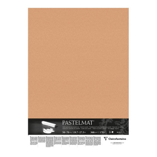 Pastelmat Paper 50x70cm Sienna, Pack of 5