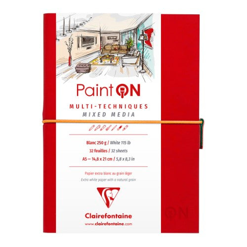 PaintON Stitchbook White A5 250g 32sh