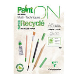 PaintON Recycled Paper Pad White A5 30sh