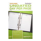 Debden Desk Dayplanner Refill Undated Day to a Page