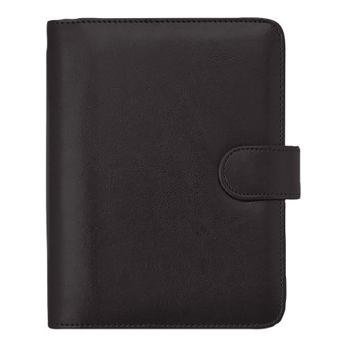 Debden Personal Dayplanner with Snap Closure Black