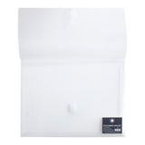 OSC Document Wallet A4 Velcro Closure Clear